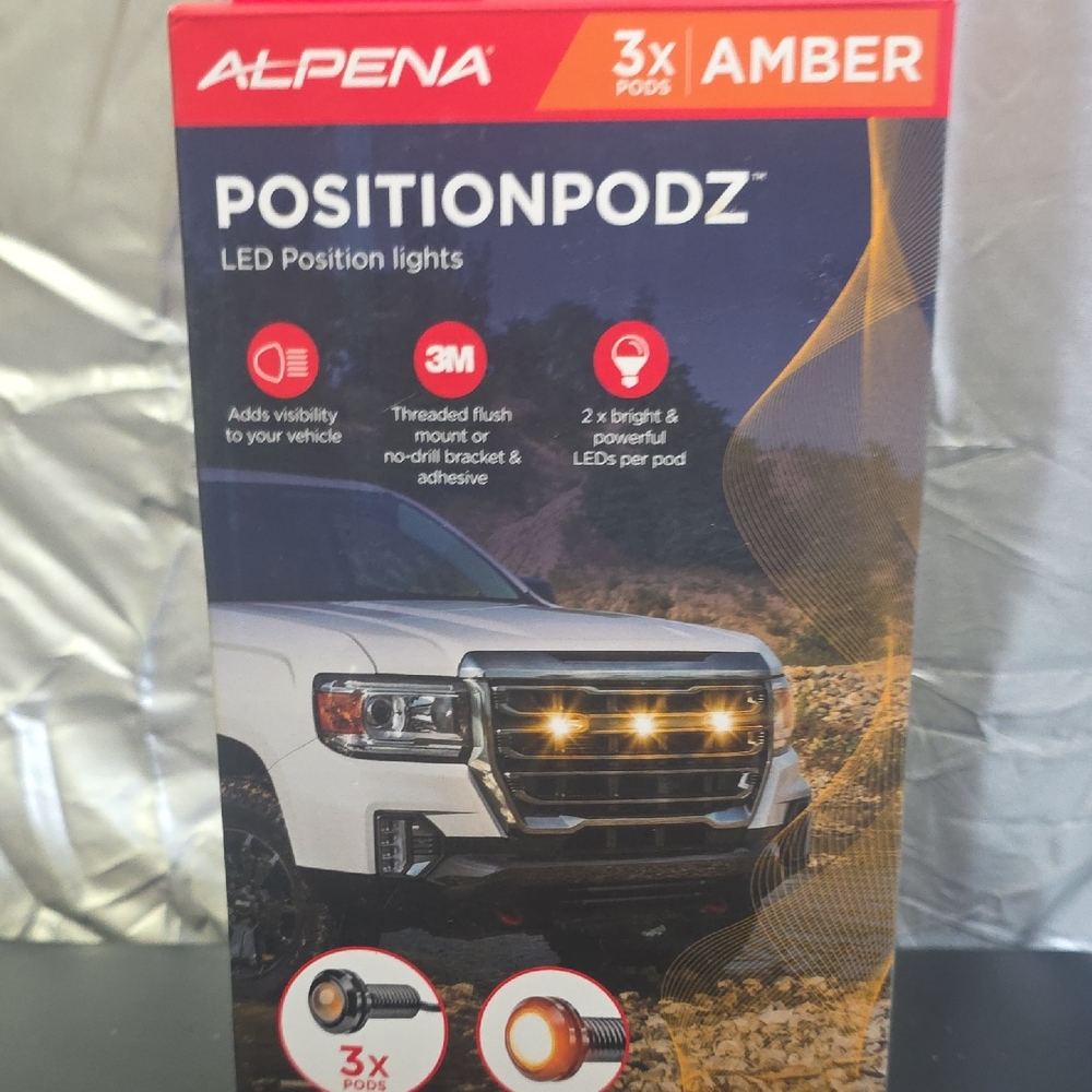 Alpena PositionPodz LED Position Lights - Amber